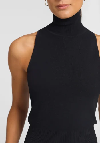 Viktoria & Woods Tops>Awestruck Knit Top BLACK