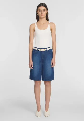 Viktoria & Woods Mid Rise|Shorts>Barracuda Short CLASSIC INDIGO WASH