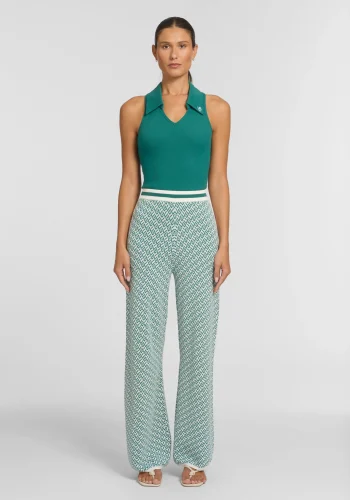 Viktoria & Woods Pants>Blackwell Pant GREEN IVY PRINT