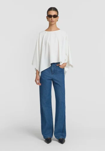 Viktoria & Woods Straight Leg|High Rise>Bono Jean BLUE CLASSIC WASH