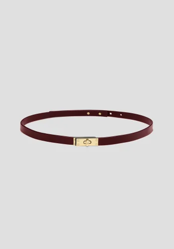 Viktoria & Woods Belts>Coach Belt OXBLOOD