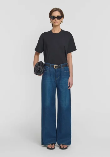 Viktoria & Woods Wide Leg|Mid Rise>Cyrus Jean BLUE CLASSIC WASH