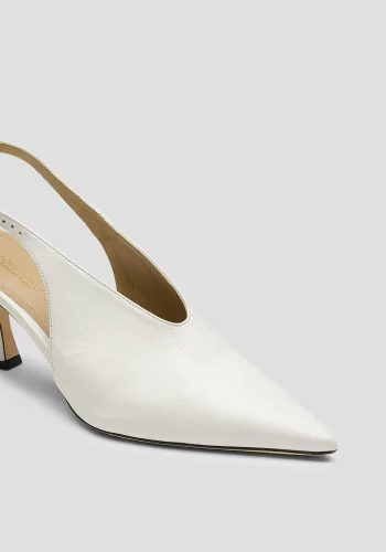 Viktoria & Woods Heels|V&W Icons>Damascus Heel IVORY
