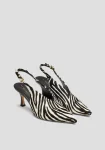 Viktoria & Woods Heels|V&W Icons>Damascus Heel ZEBRA