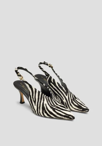 Viktoria & Woods Heels|V&W Icons>Damascus Heel ZEBRA