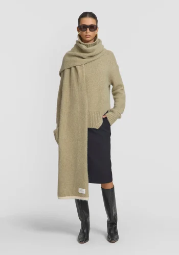 Viktoria & Woods Scarves>Frost Scarf PISTACHIO