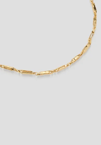 Viktoria & Woods Jewellery>Hammered Necklace 18K GOLD PLATED