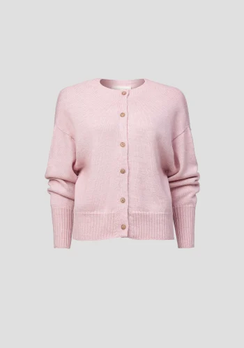Viktoria & Woods V&W Icons>HART MERINO CARDIGAN ROSE MARLE