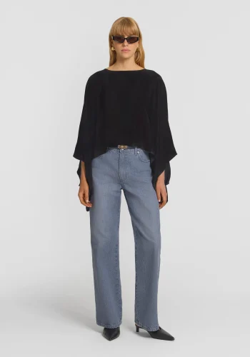 Viktoria & Woods Capes & Ponchos|Tops>Haven Poncho BLACK