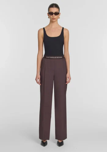 Viktoria & Woods Pants|V&W Icons>Ivanhoe Pant CHOCOLATE