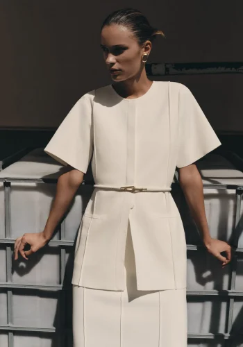 Viktoria & Woods Belts>Laurent Belt IVORY