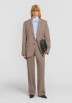 Viktoria & Woods Best Sellers>Marmaduke Unisex Blazer DUNE STRIPE