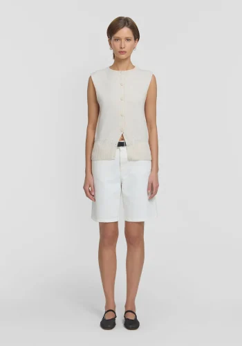 Viktoria & Woods Mid Rise|Shorts>Maybach Short IVORY