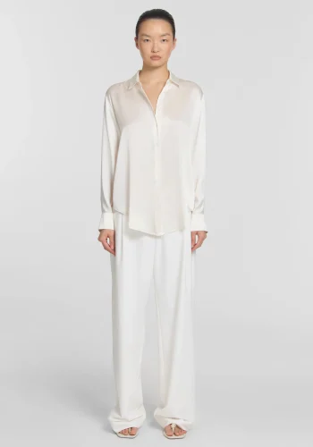 Viktoria & Woods V&W Icons>MEMORIAL SILK SHIRT IVORY