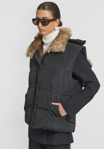 Viktoria & Woods Best Sellers>Morpheus Puffer Vest BLACK