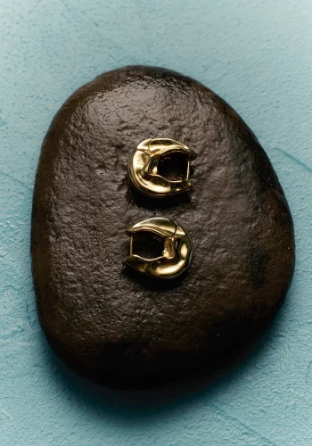 Viktoria & Woods Jewellery|V&W Icons>Organic Drop Earrings 16K GOLD