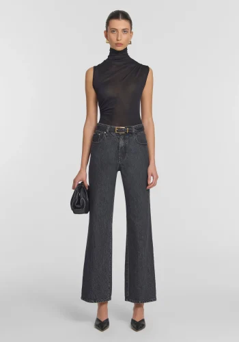 Viktoria & Woods Straight Leg|Mid Rise>Osborne Jean INDUSTRIAL GREY WASH