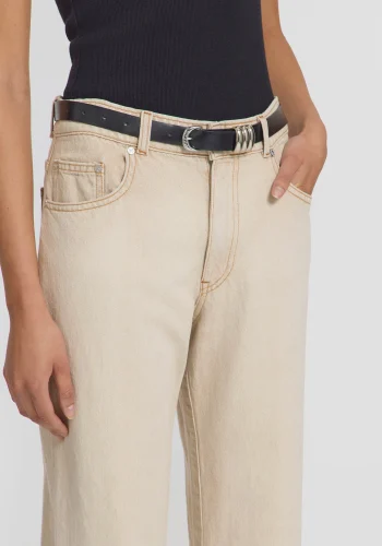 Viktoria & Woods Straight Leg|Mid Rise>Osborne Jean LIMESTONE