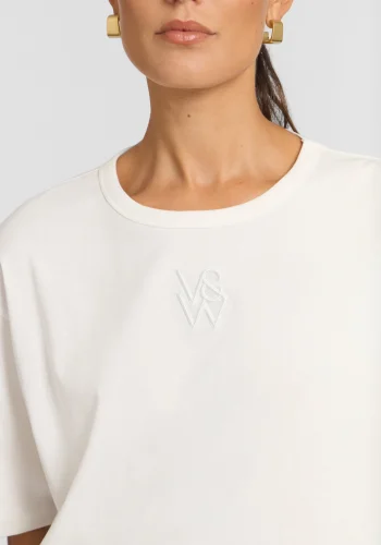 Viktoria & Woods Tanks & T-Shirts|Tops>Paxton Tee IVORY
