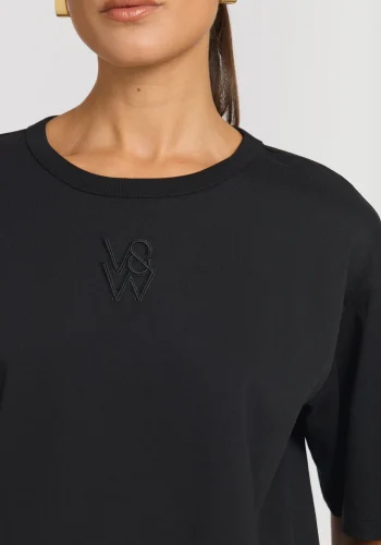 Viktoria & Woods Tanks & T-Shirts|Tops>Paxton Tee BLACK