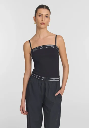 Viktoria & Woods Tanks & T-Shirts|Tops>Player Tank BLACK