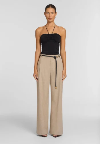 Viktoria & Woods Tops>Rush Halter BLACK