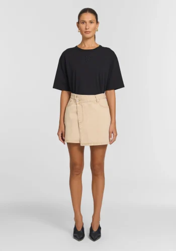 Viktoria & Woods Skirts|Denim>Silverado Skirt LIMESTONE