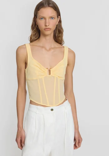 Viktoria & Woods Tops|V&W Icons>Spellbound Bustier FADED SUNLIGHT