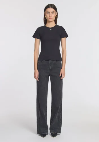 Viktoria & Woods Tanks & T-Shirts|Tops>V&W Tee BLACK