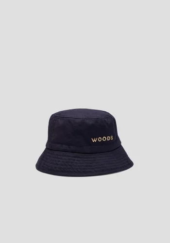 Viktoria & Woods Caps>Woods Metal Bucket Hat BLACK